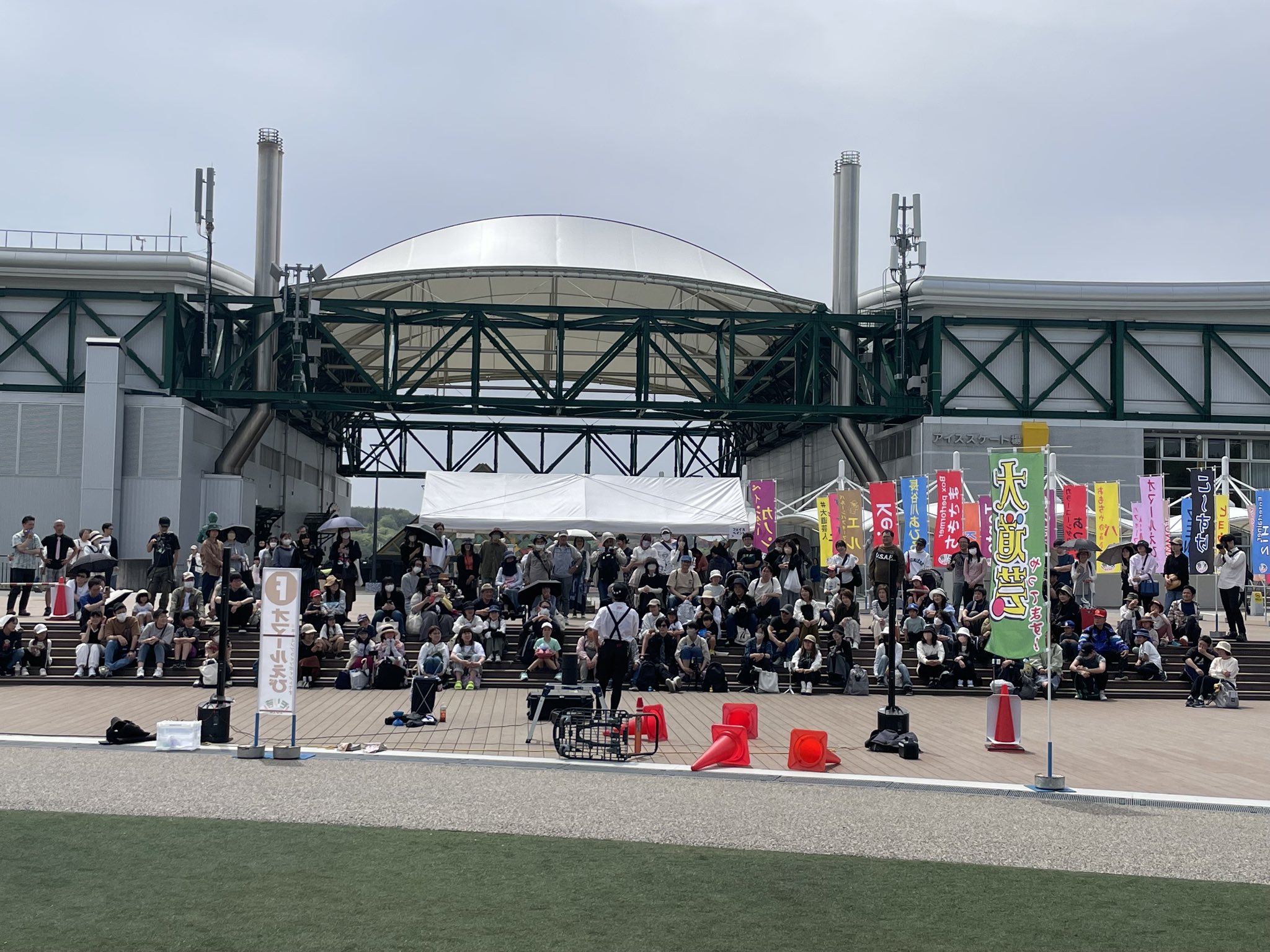 大道芸人　こーすけ　ショッピングモール　派遣　